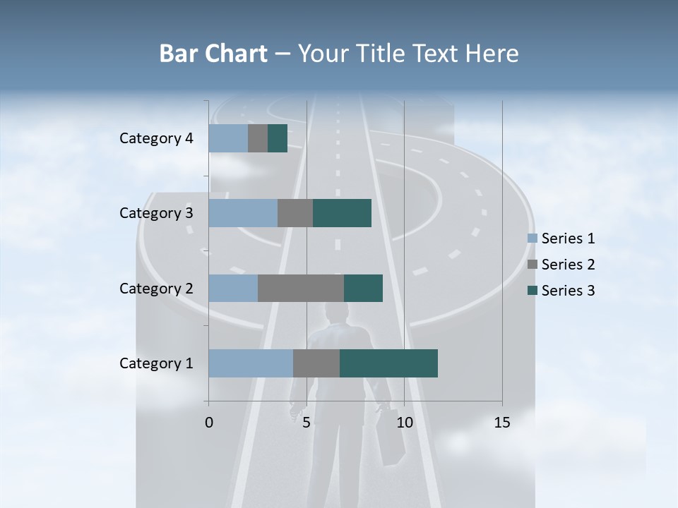 Clouds Money Travel PowerPoint Template