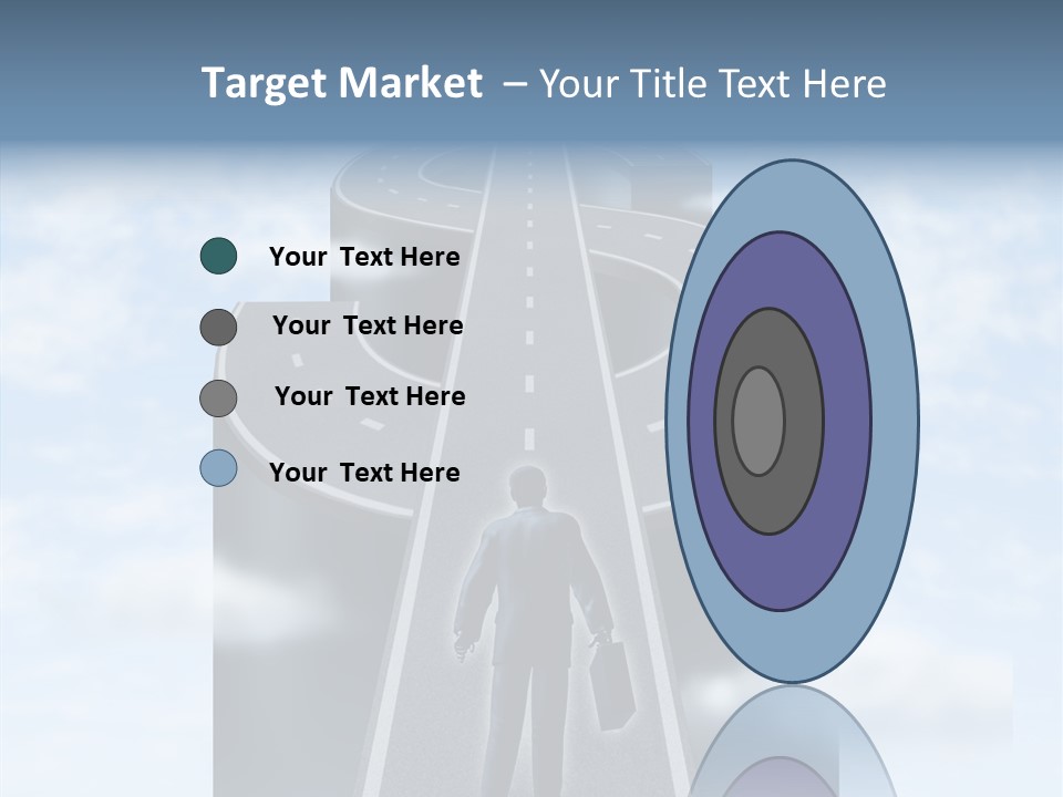 Clouds Money Travel PowerPoint Template