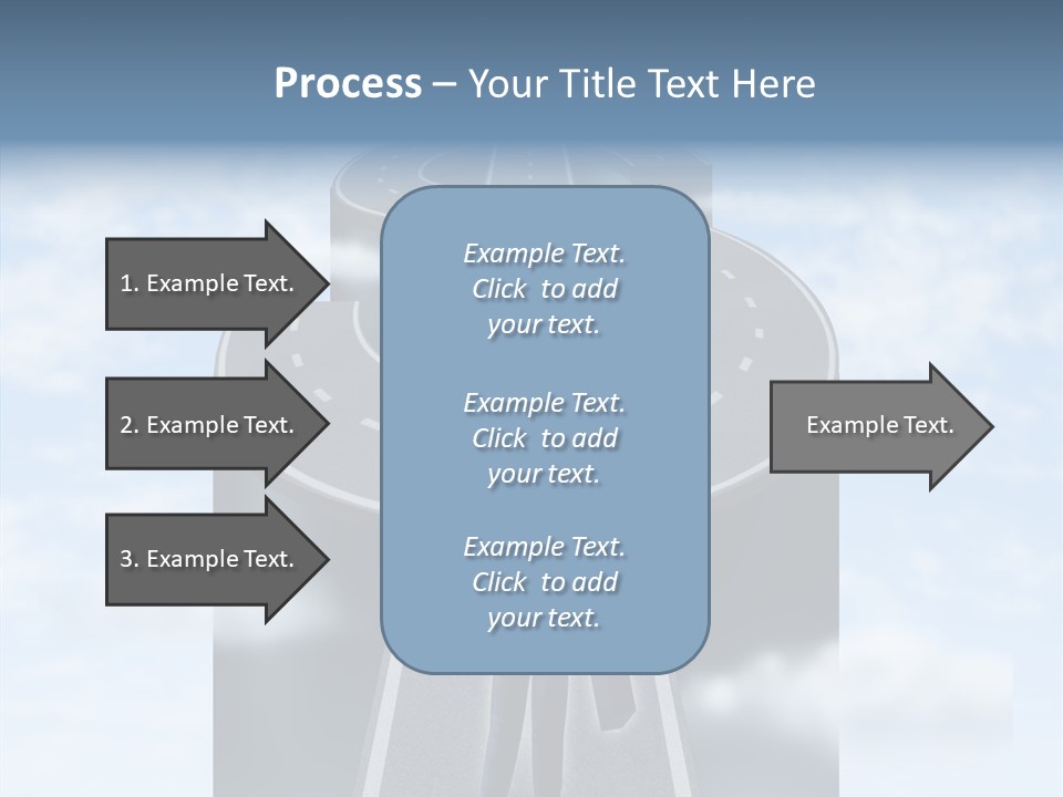 Clouds Money Travel PowerPoint Template