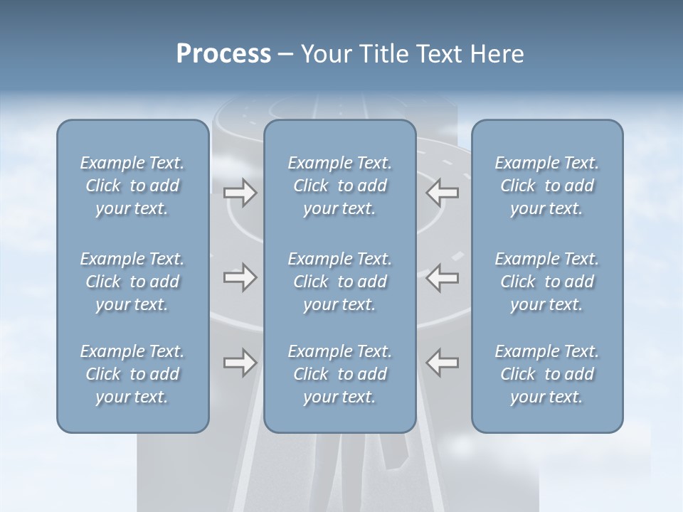 Clouds Money Travel PowerPoint Template