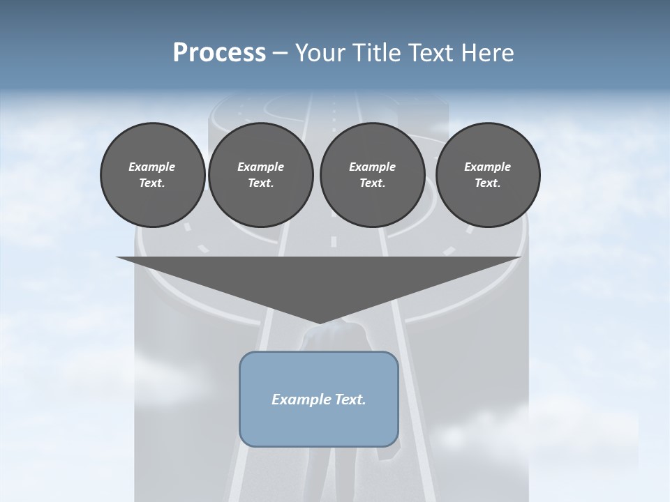 Clouds Money Travel PowerPoint Template