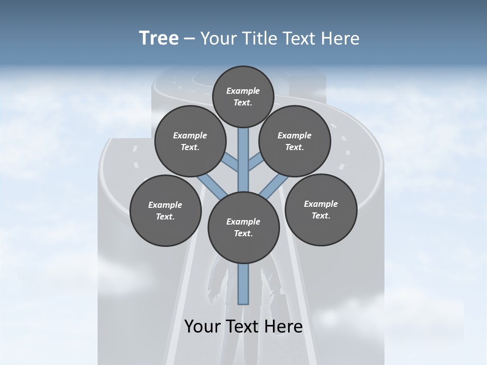 Clouds Money Travel PowerPoint Template