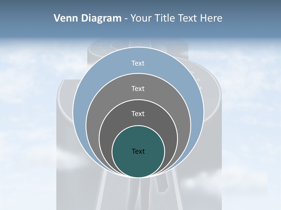 Clouds Money Travel PowerPoint Template