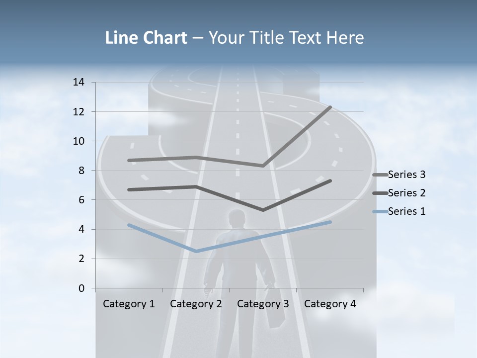 Clouds Money Travel PowerPoint Template