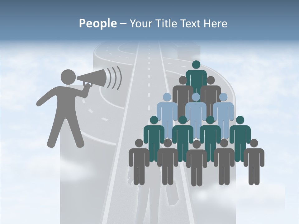 Clouds Money Travel PowerPoint Template