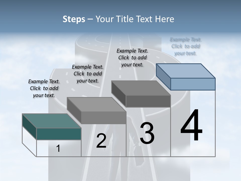 Clouds Money Travel PowerPoint Template