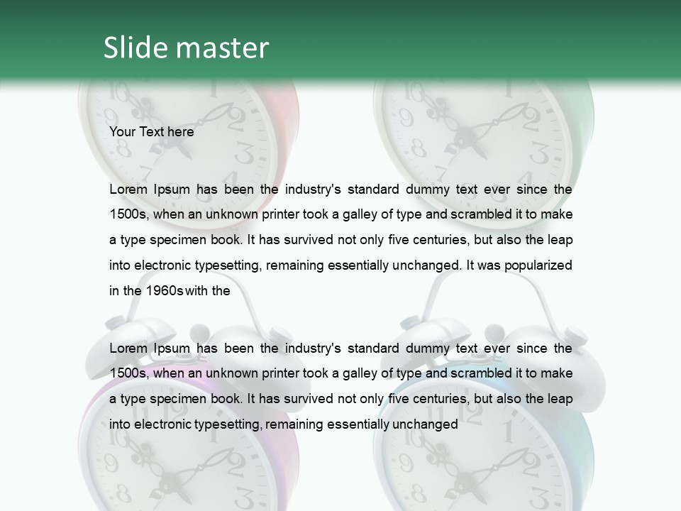 Dressed Up At Camera Business PowerPoint Template