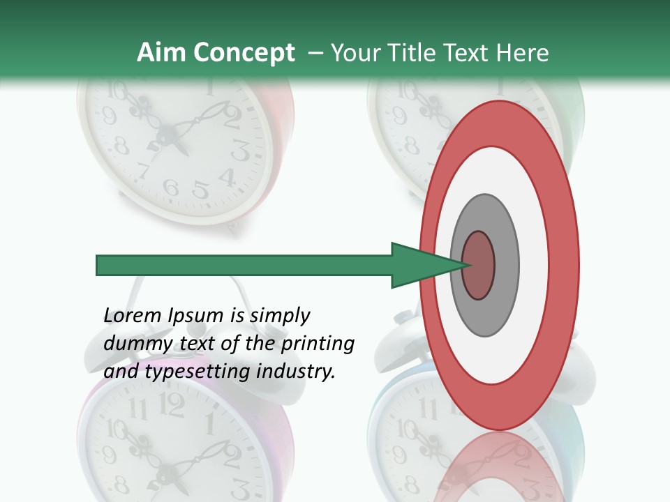 Dressed Up At Camera Business PowerPoint Template