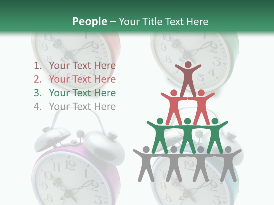 Dressed Up At Camera Business PowerPoint Template