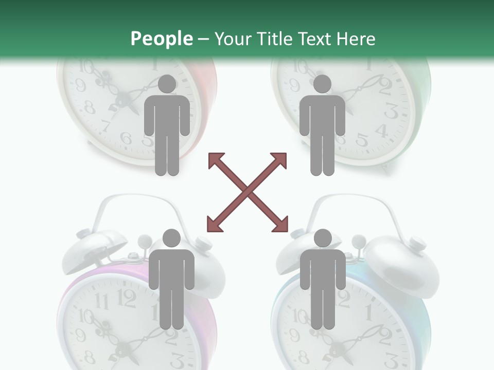 Dressed Up At Camera Business PowerPoint Template