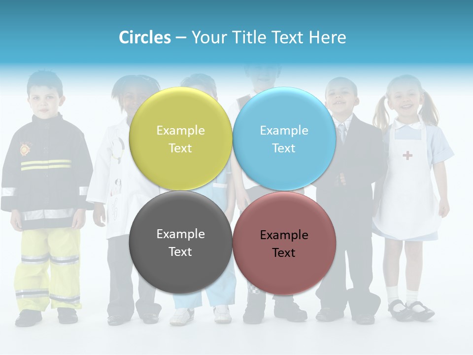 Dressed Up At Camera Business PowerPoint Template