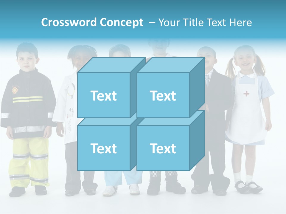Dressed Up At Camera Business PowerPoint Template