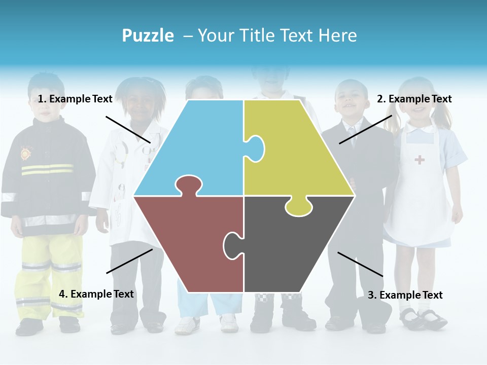 Dressed Up At Camera Business PowerPoint Template