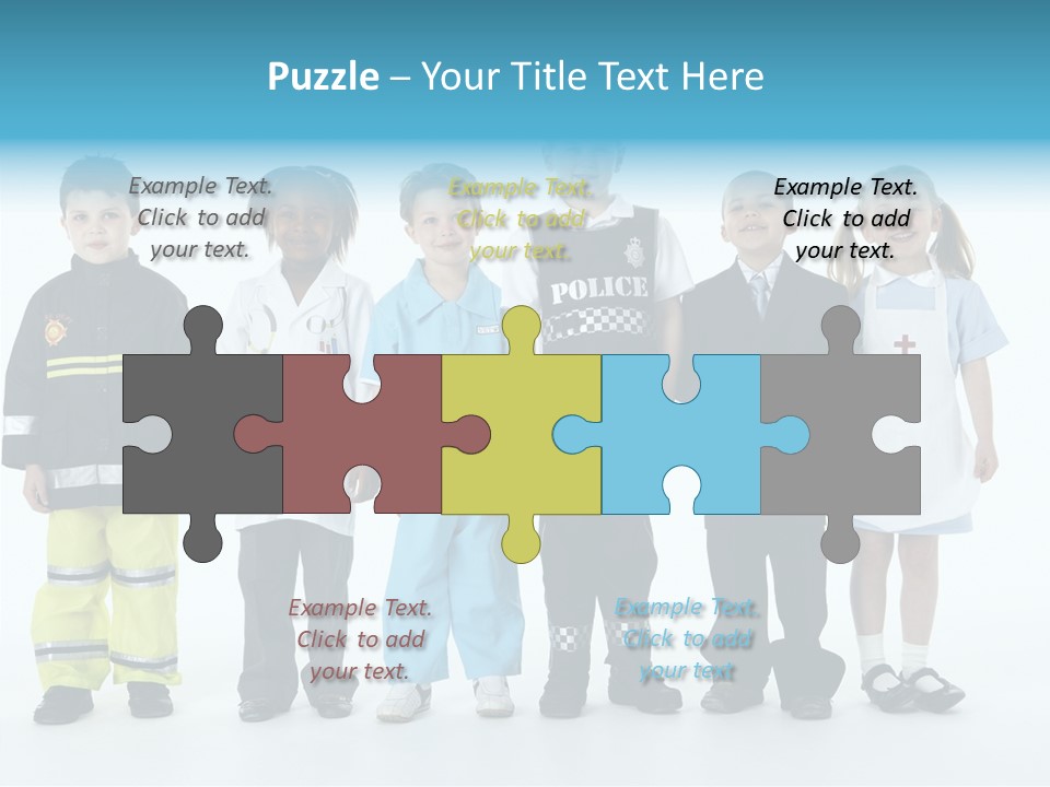 Dressed Up At Camera Business PowerPoint Template