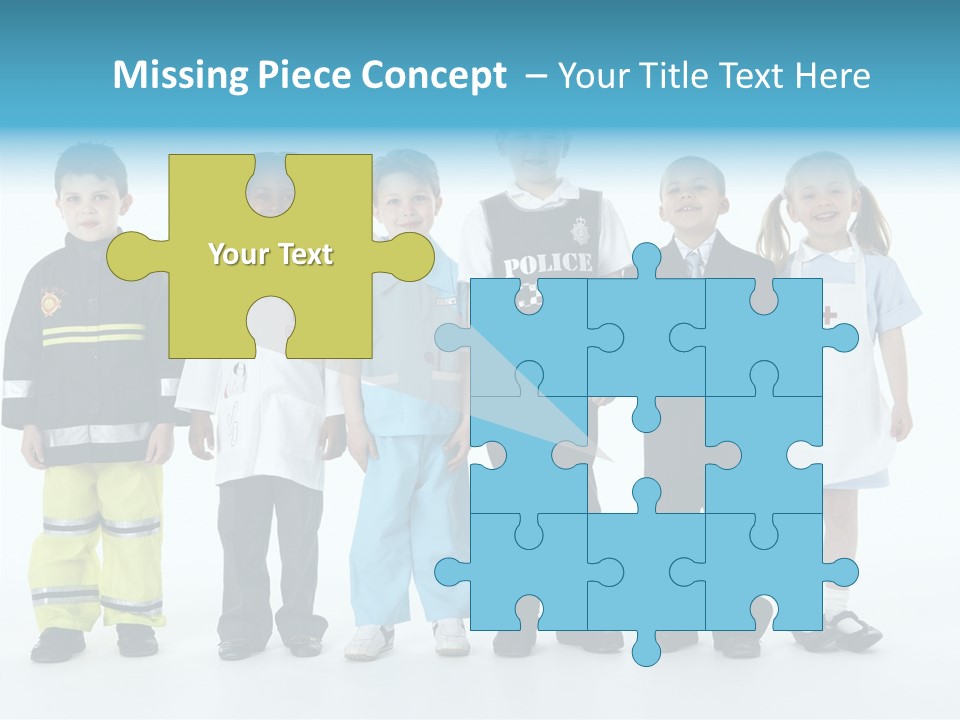 Dressed Up At Camera Business PowerPoint Template