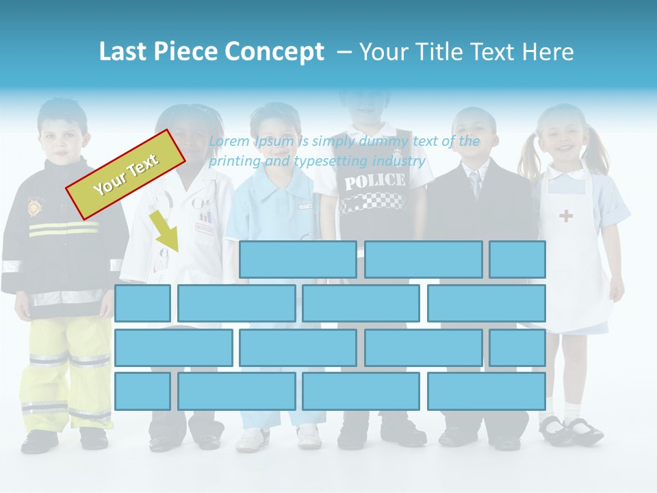 Dressed Up At Camera Business PowerPoint Template