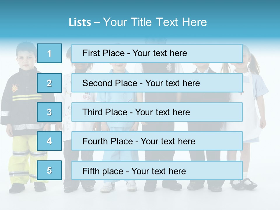 Dressed Up At Camera Business PowerPoint Template