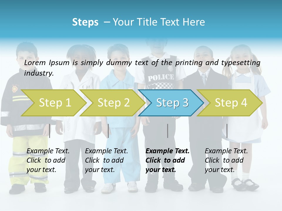 Dressed Up At Camera Business PowerPoint Template