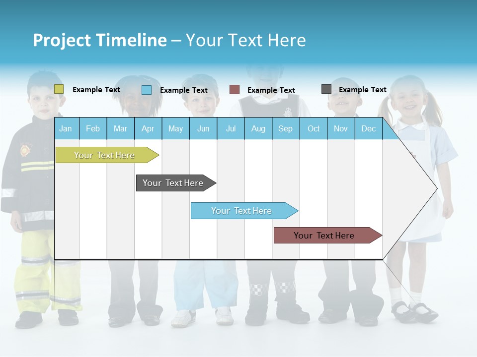 Dressed Up At Camera Business PowerPoint Template