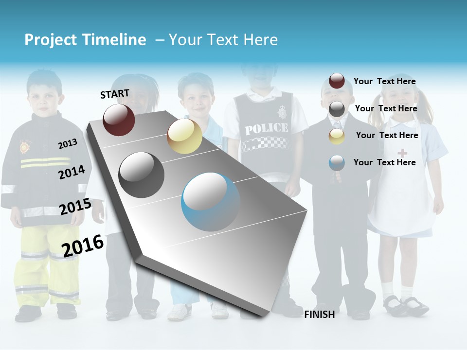 Dressed Up At Camera Business PowerPoint Template