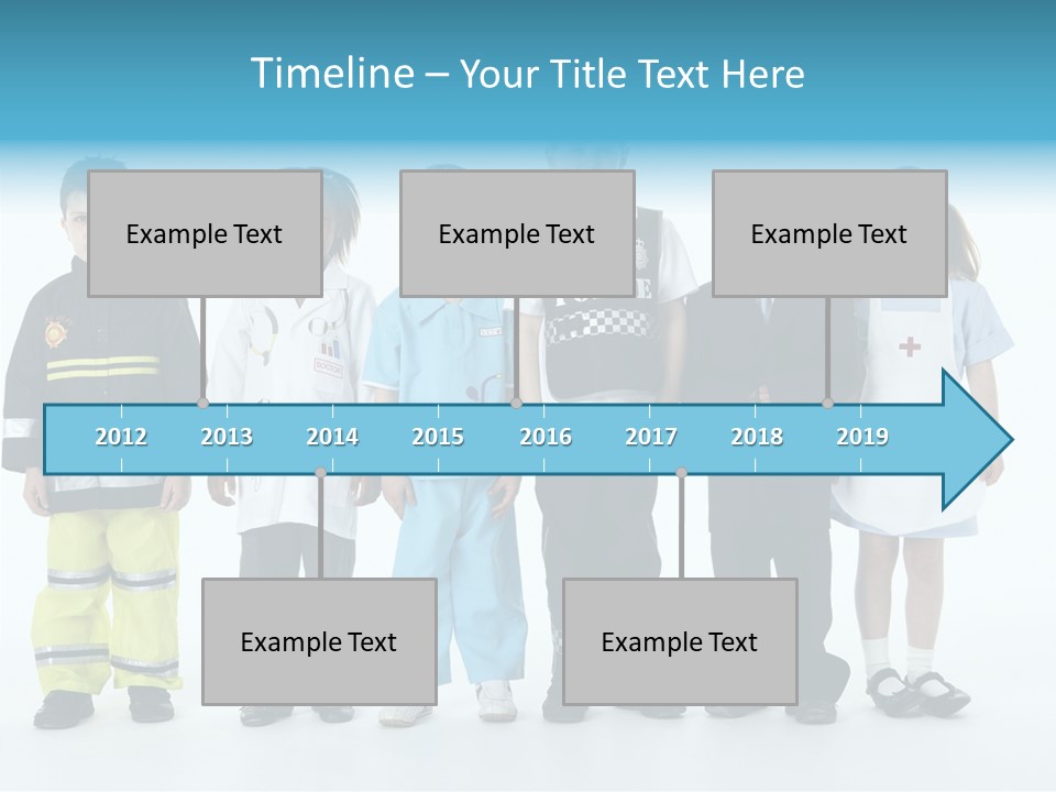 Dressed Up At Camera Business PowerPoint Template