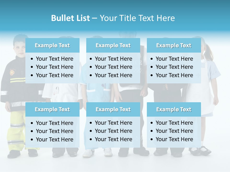 Dressed Up At Camera Business PowerPoint Template