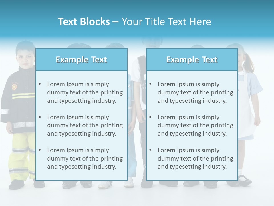 Dressed Up At Camera Business PowerPoint Template