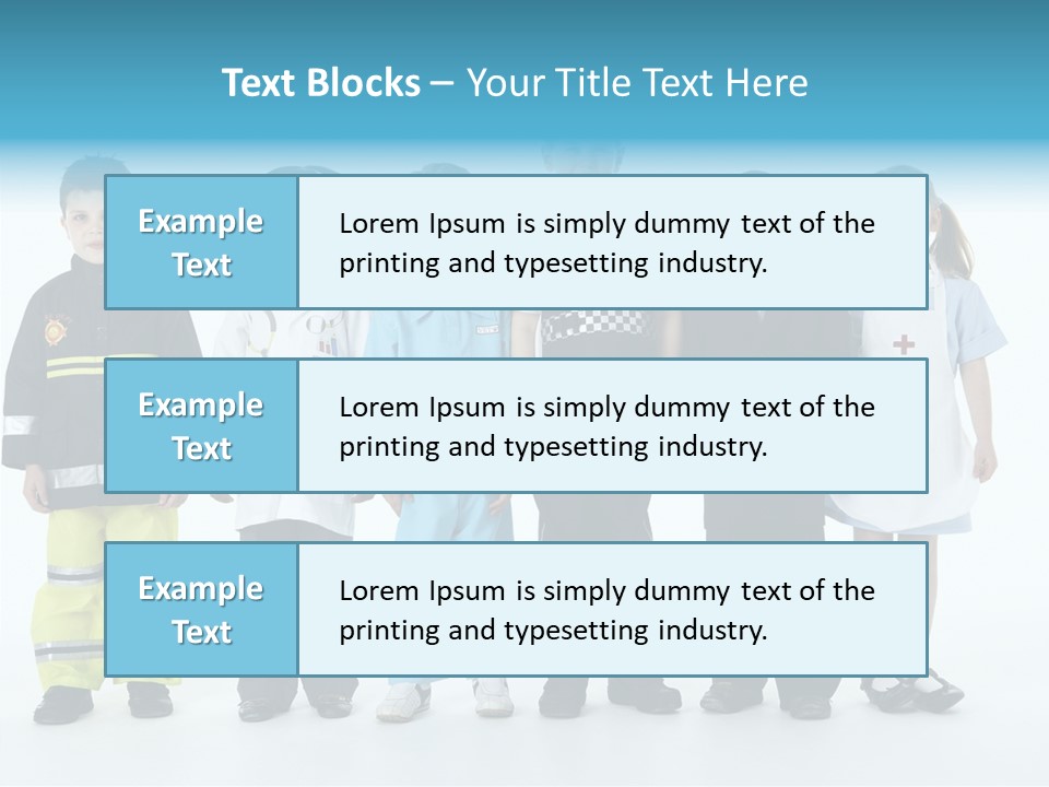 Dressed Up At Camera Business PowerPoint Template