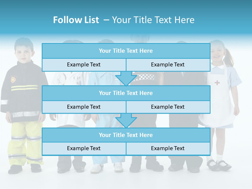 Dressed Up At Camera Business PowerPoint Template