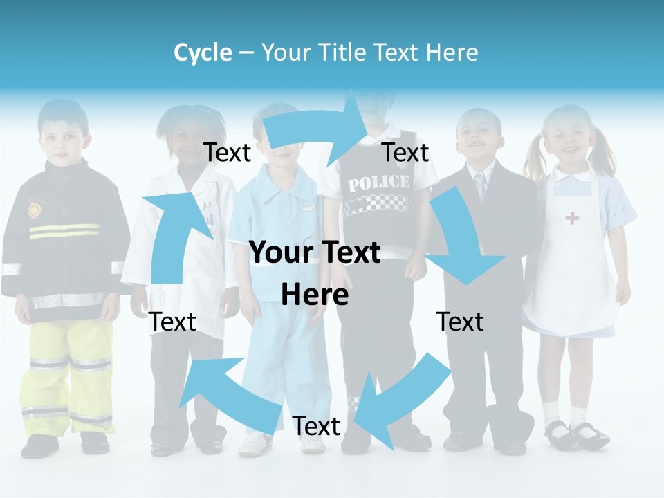 Dressed Up At Camera Business PowerPoint Template