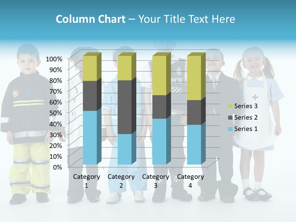 Dressed Up At Camera Business PowerPoint Template