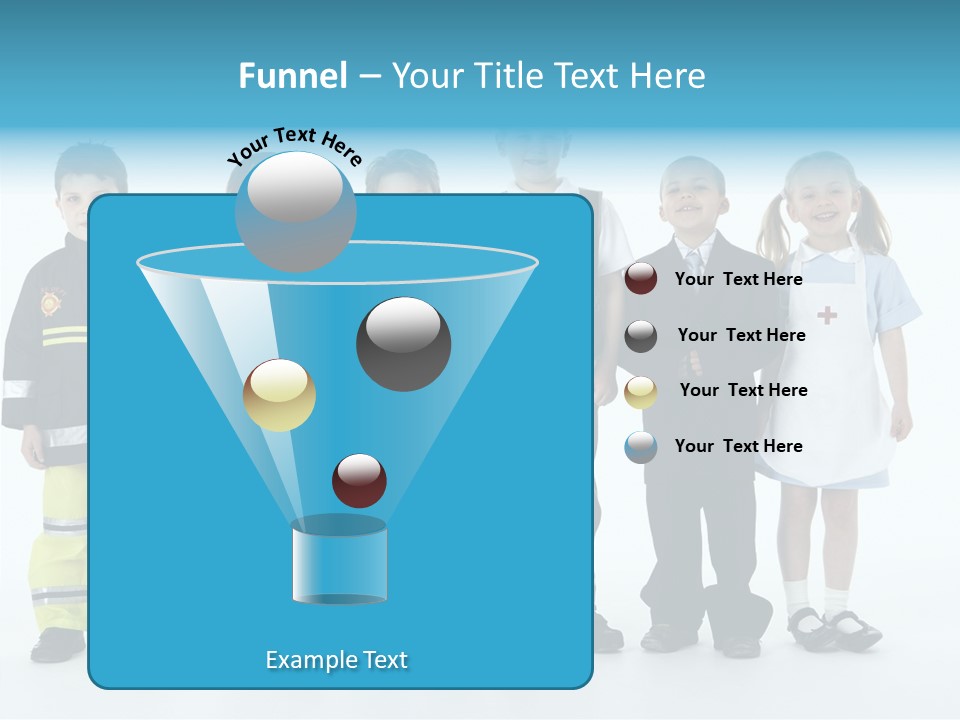 Dressed Up At Camera Business PowerPoint Template