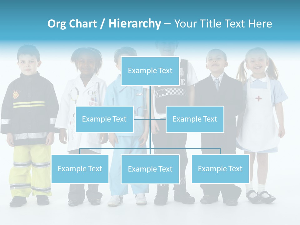 Dressed Up At Camera Business PowerPoint Template