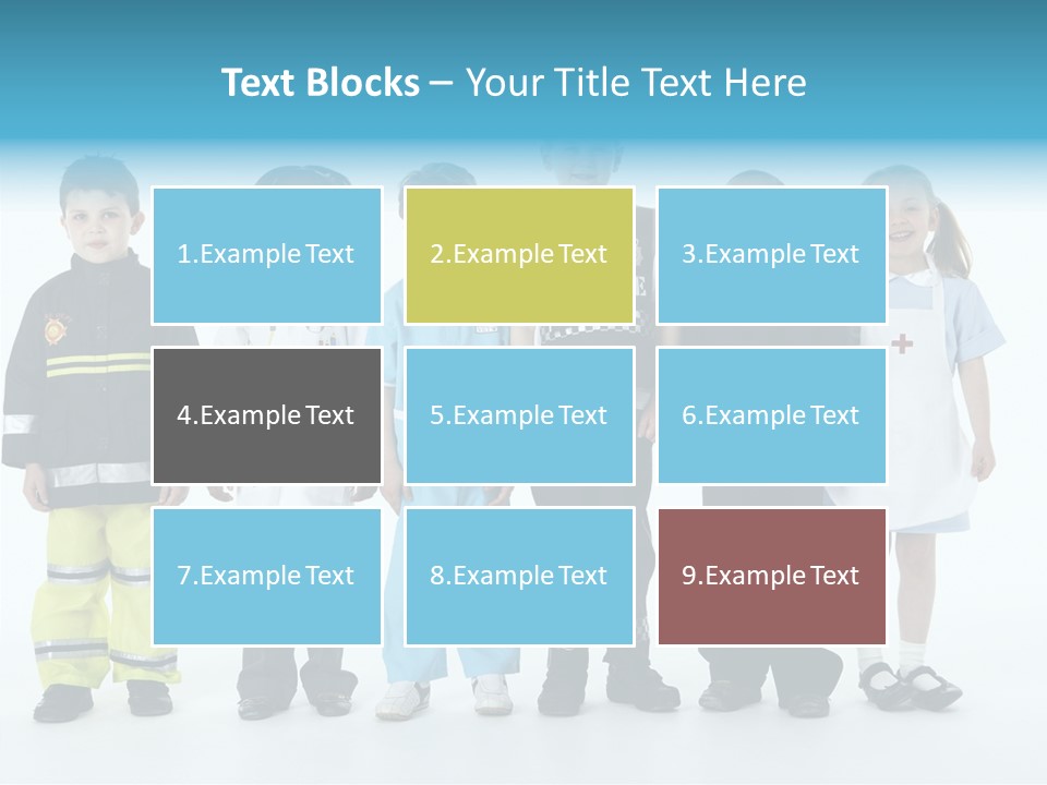 Dressed Up At Camera Business PowerPoint Template