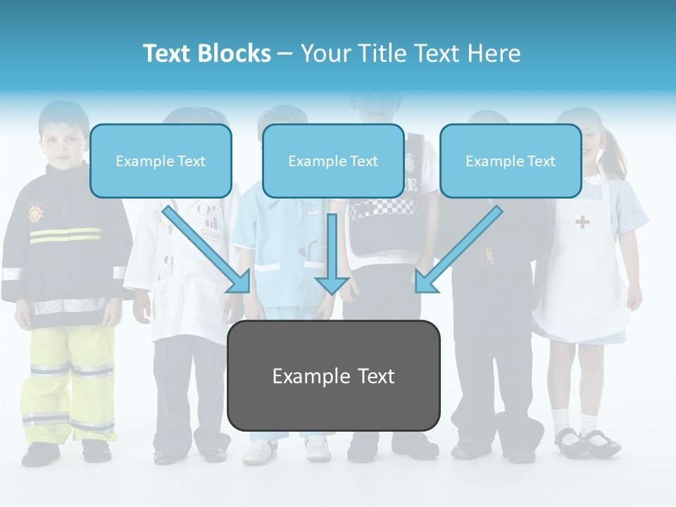 Dressed Up At Camera Business PowerPoint Template