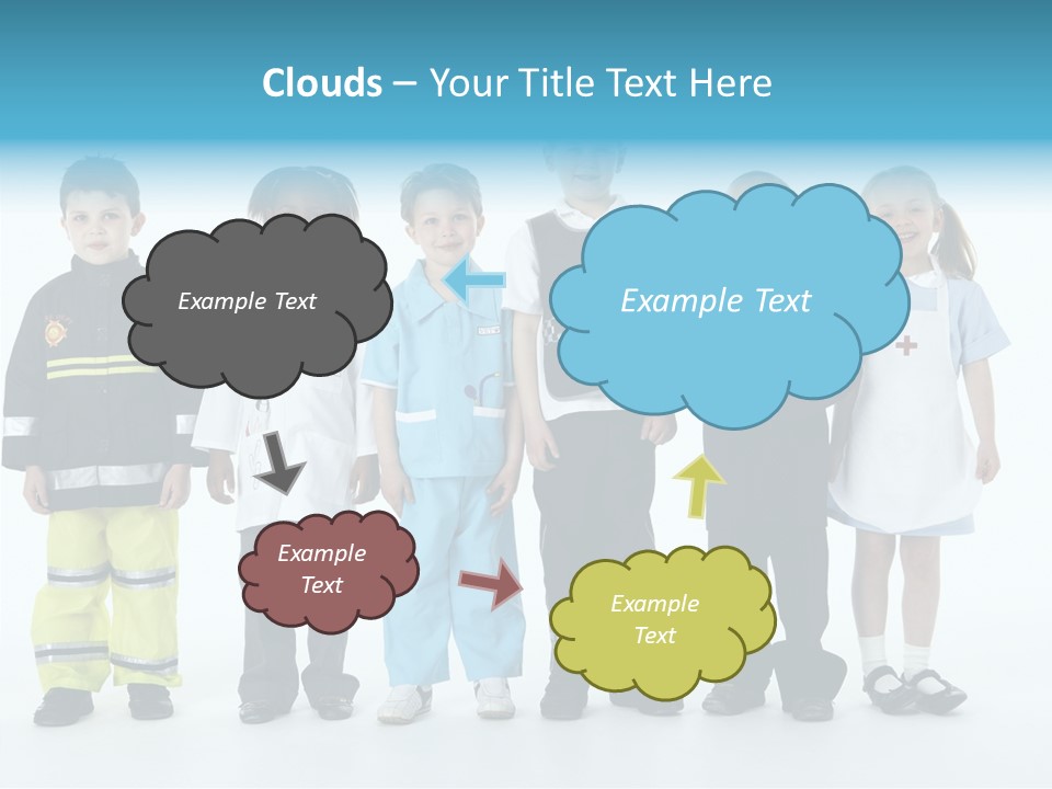 Dressed Up At Camera Business PowerPoint Template