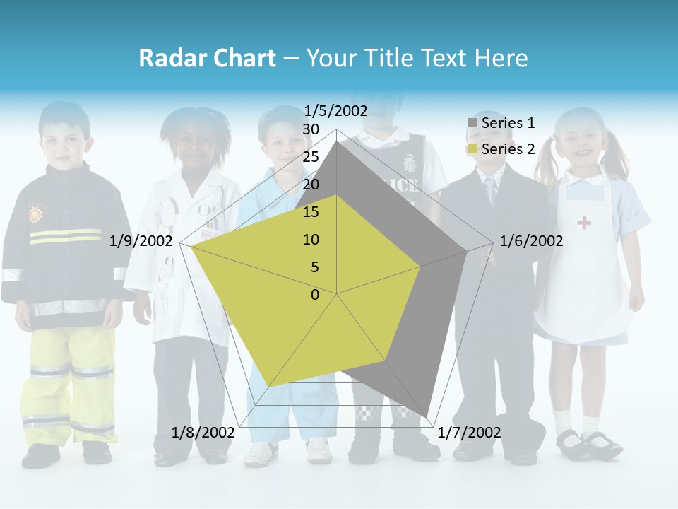 Dressed Up At Camera Business PowerPoint Template