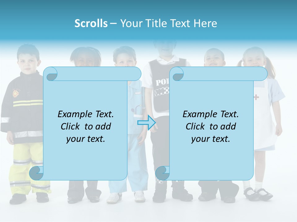 Dressed Up At Camera Business PowerPoint Template