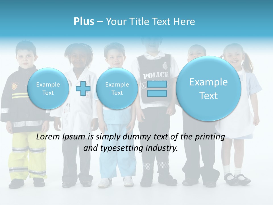 Dressed Up At Camera Business PowerPoint Template