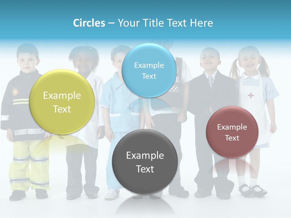 Dressed Up At Camera Business PowerPoint Template