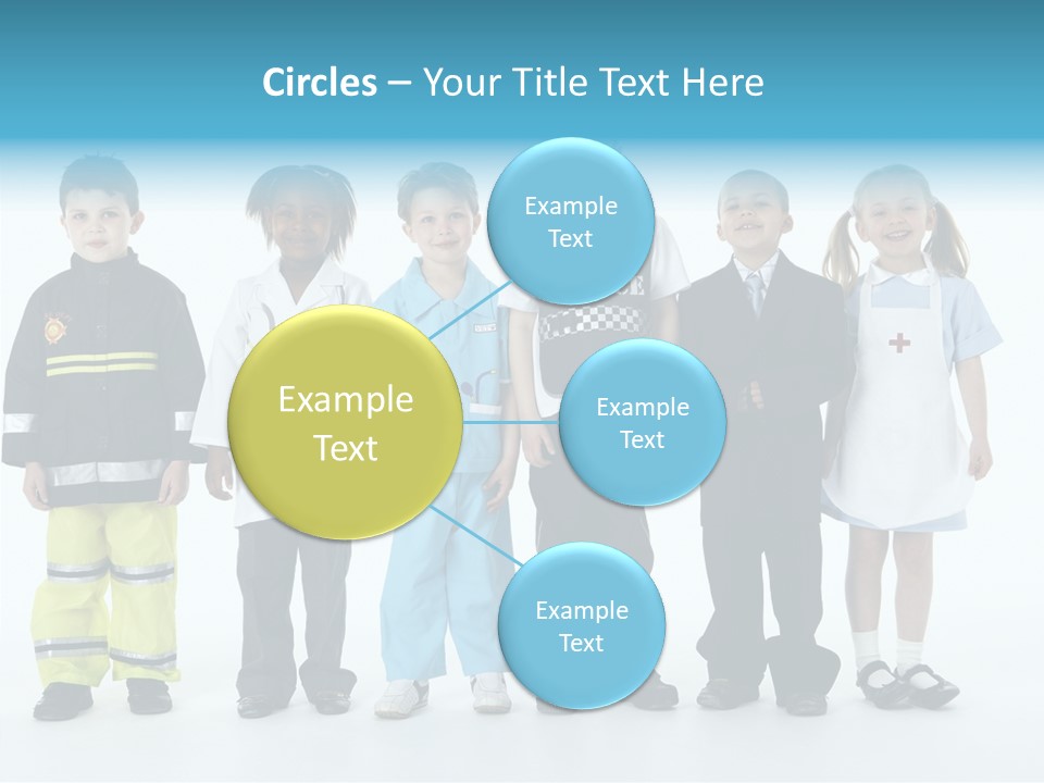 Dressed Up At Camera Business PowerPoint Template