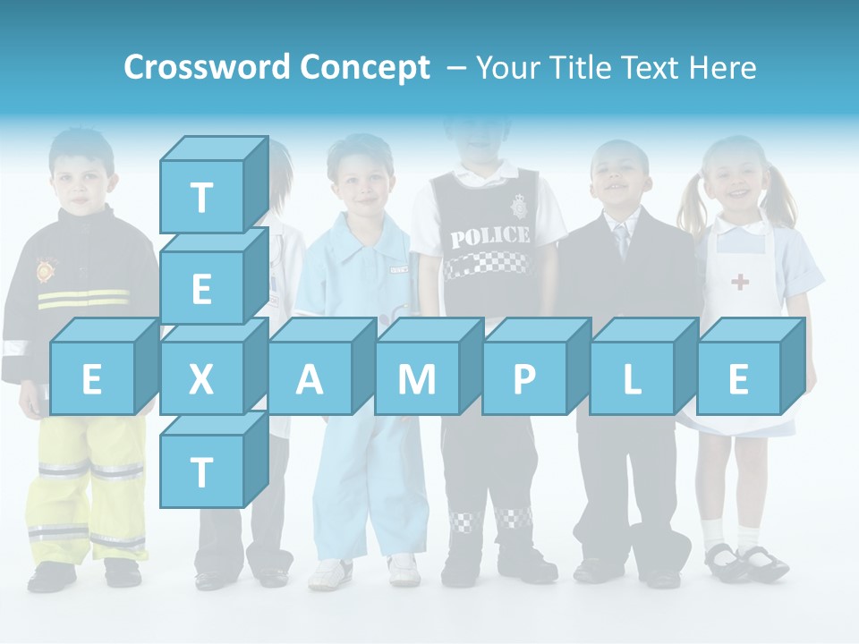 Dressed Up At Camera Business PowerPoint Template