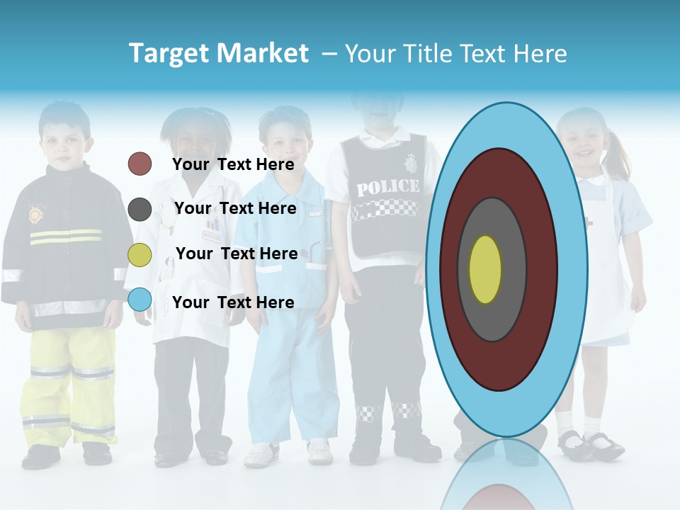 Dressed Up At Camera Business PowerPoint Template