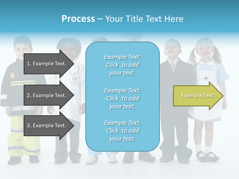 Dressed Up At Camera Business PowerPoint Template