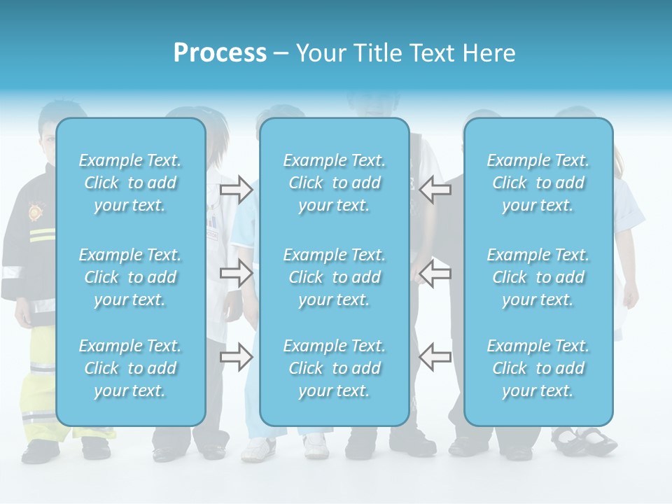 Dressed Up At Camera Business PowerPoint Template
