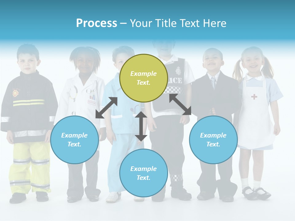 Dressed Up At Camera Business PowerPoint Template