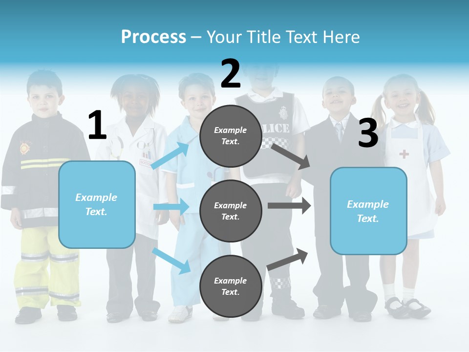 Dressed Up At Camera Business PowerPoint Template