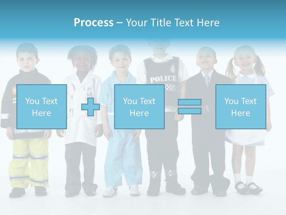 Dressed Up At Camera Business PowerPoint Template