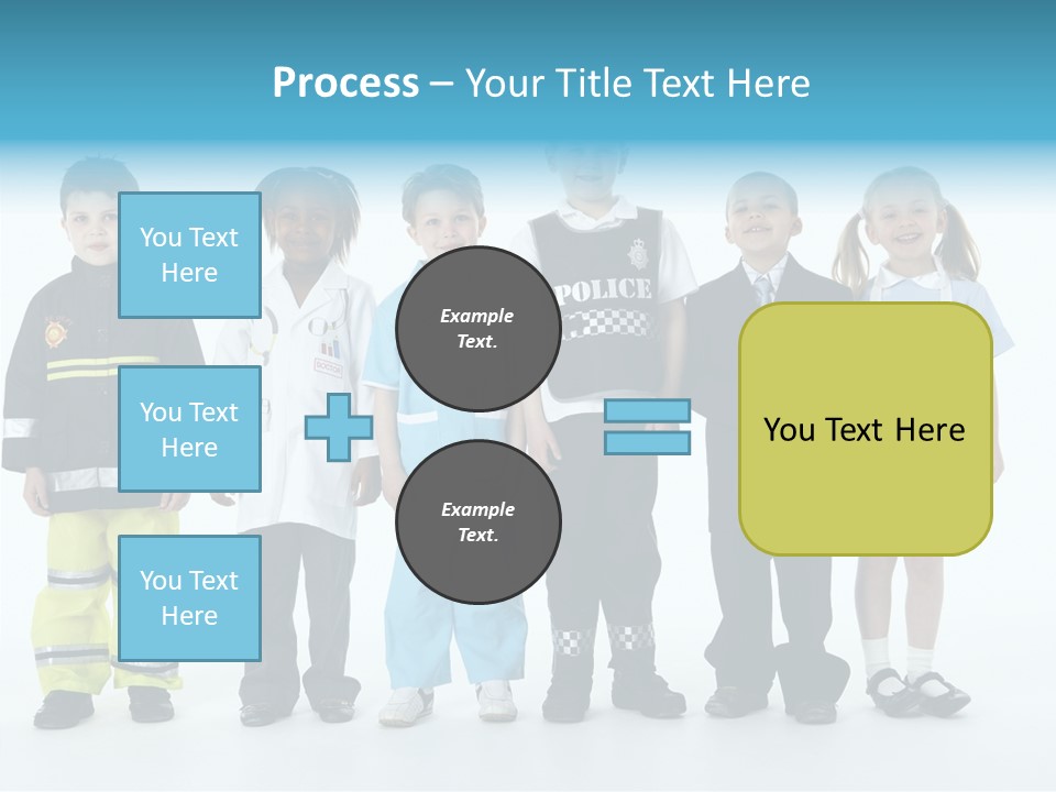 Dressed Up At Camera Business PowerPoint Template