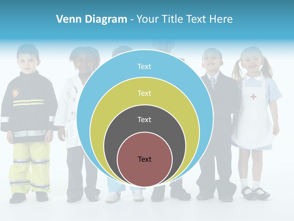 Dressed Up At Camera Business PowerPoint Template